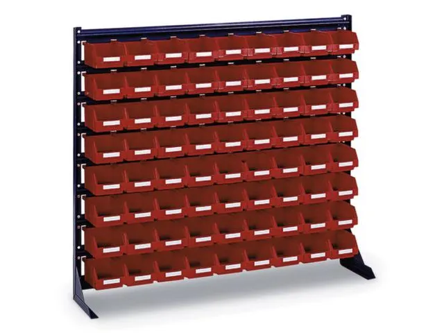 Magazijnstelling 900x1020x200mm 72zichtbakken 160x102x75mm