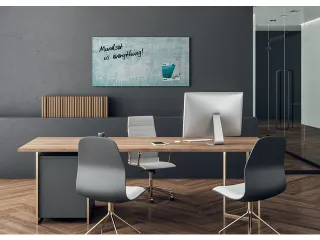 Glas Magneetbord Sigel Artverum Turquoise Wall mat 91x46cm - 2