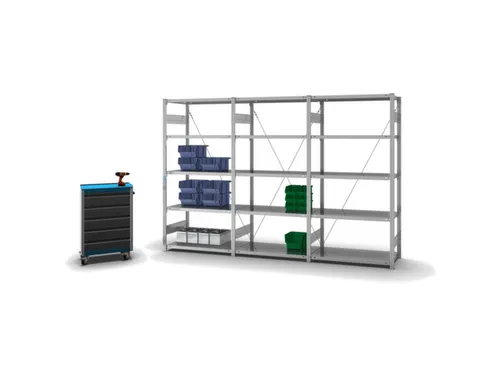 systeemstelling,grondveld,HxBxD 2000x1060x535mm,vakl. 230kg
