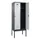 locker,HxBxD 2120x800x500mm,2vak,vak B 400mm,draaigrendel