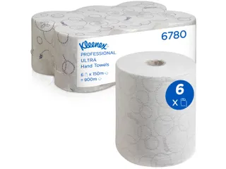Kleenex 6780 handdoekrol Ultra 2-laags Wit 6 Rol Doos - 1