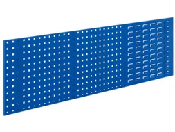 Combi-Plaat 450x1500mm 2/3 Geperforeerd 1/3 Gesleufd Ral 7035 grijs