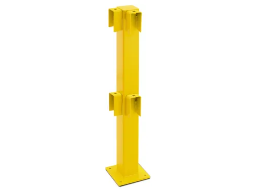Hoekpaal Voor Beschermheksysteem Binnenshuis 1000x100x100mm Geel