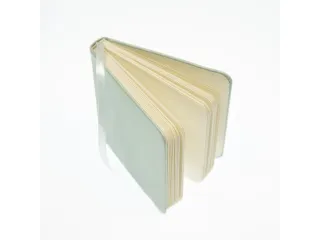 Schetsboek Kangaro 12x12cm mint PU hardcover 80 blad 140 grams roomwit - 9