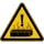waarschuwingsbord,v. binnen/buiten,Waarschuwing voor hete stoffen,PVC
