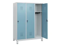 schoollocker,HxBxD 1630x1200x500mm,3vak,vak B 400mm,draaigrendel