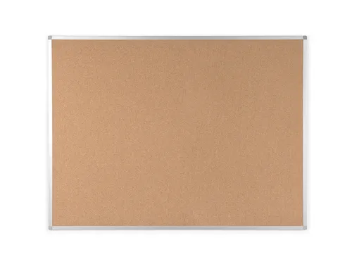 Prikbord Quantore 90x120cm kurk aluminium lijst