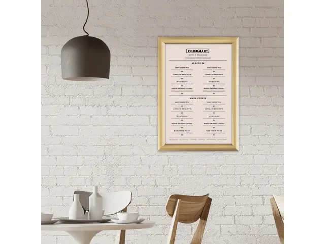 Easy-Click Kliklijst Europel A3 25mm aluminium Goud