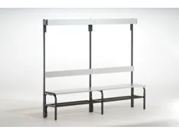 omkleedbank,HxLxD 1670x1500x375mm,alu. lijsten,RAL7016