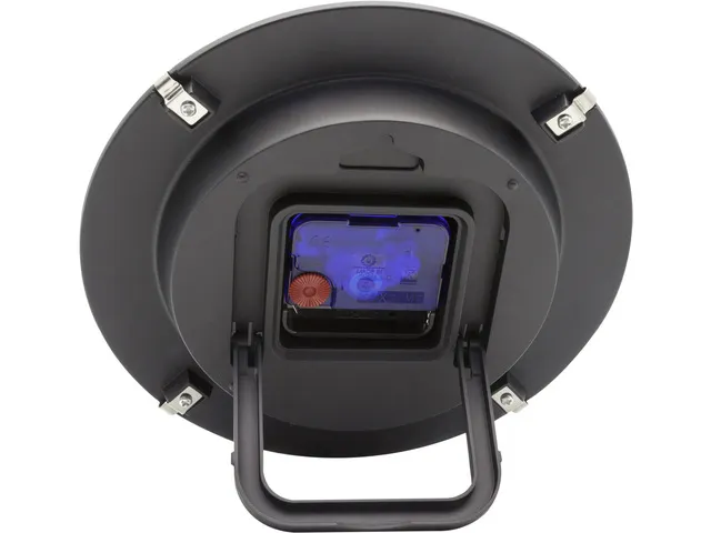 Wandklok NeXtime Big Stripe Ø20cm glas wit streepaanduiding