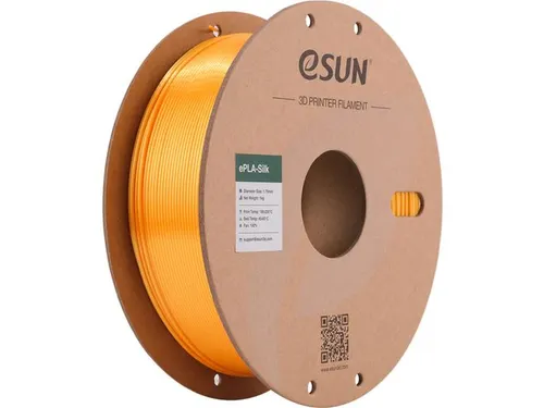 eSUN 3D printer Filament ePLA-Silk 1,75mm Donker Geel 1kg