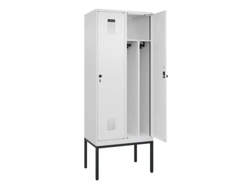 locker voor scheiding van kleding,HxBxD 2120x800x500mm,2vak