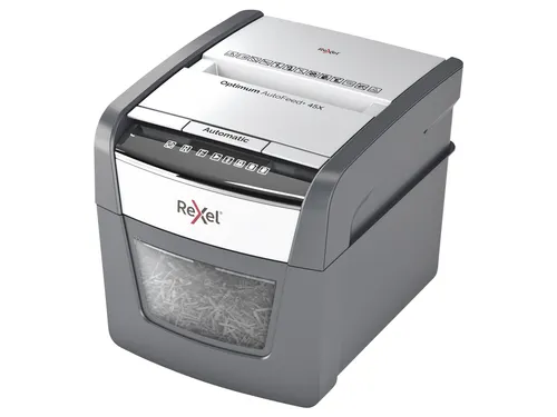Papiervernietiger Rexel Optimum Auto+ 45X snippers 4x28mm