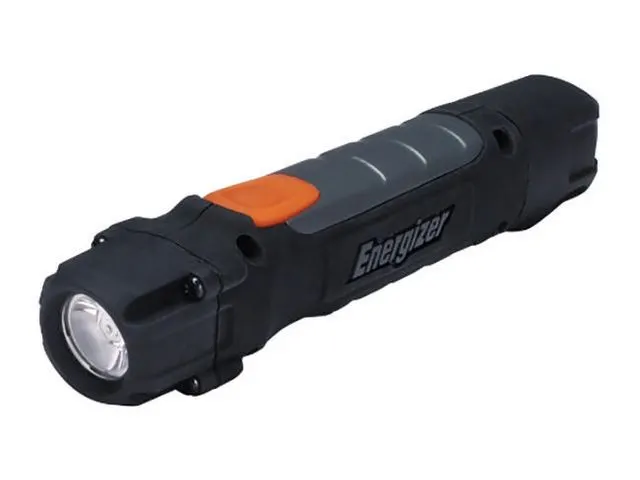 Hard Case Professional 2Aa-Zaklamp, Led-Lampen, Zwart / Grijs