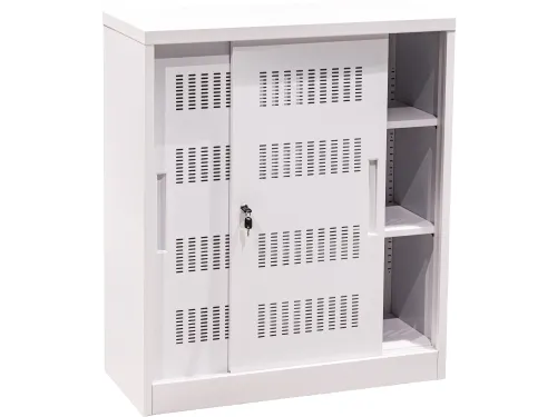 Euroseats Schuifdeurkast 105x90x40cm Wit