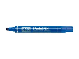Viltstift Pentel N60 schuin 1.2-6mm blauw