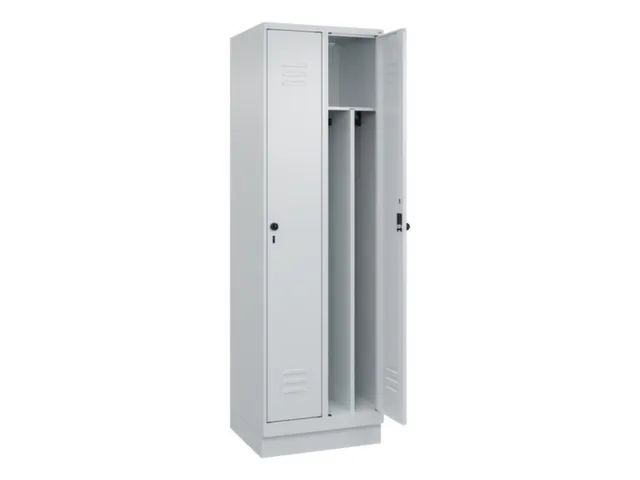 locker voor scheiding van kleding,HxBxD 1950x600x500mm,2vak