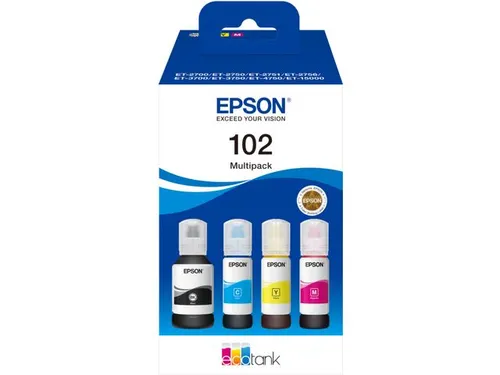 Epson 102 Inktflesjes Combo Pack Kleur