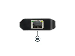 USB-C Multiport Adapterdraagbaar USB-C dock met 4K HDMI GbE en SD - 5