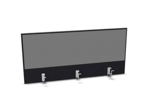 opzetpaneel,v. bureau,aanbouw achter,B 1200mm,CC-zwart,BN8078-grijs
