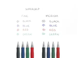 Balpen Pilot Super Grip F 0.7mm Fijne punt Rood - 2