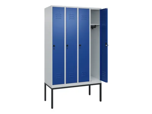 locker,HxBxD 2120x1200x500mm,4vak,vak B 300mm,draaigrendel