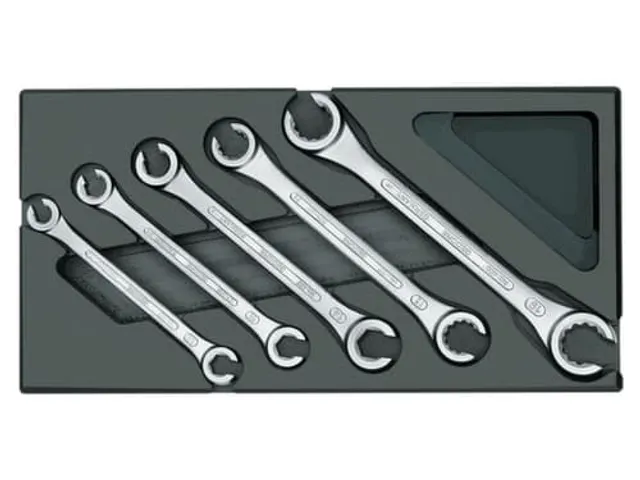 GEDORE 1500 ES-400dubbelsleutelset,open,in 1/3 ES module