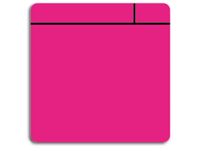 Magneetfolie Scrum Roze 100x100mm dikte 0,85mm