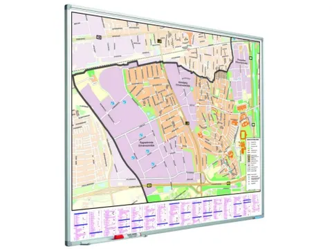 Landkaartbord Maatwerk