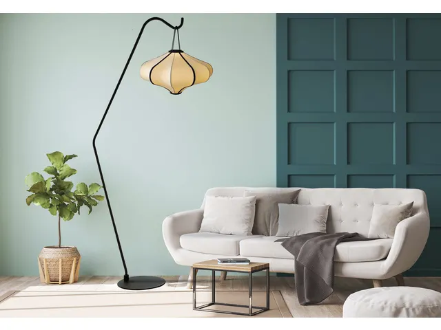 Lanterne Nextime Lumi 60 cm tissu crème