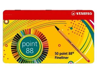 Fineliner STABILO point 88 0.4mm blik à 50 stuks assorti kleuren - 3