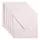 Envelop Papicolor 140x140mm Lichtroze Gegomd pak à 6 stuks