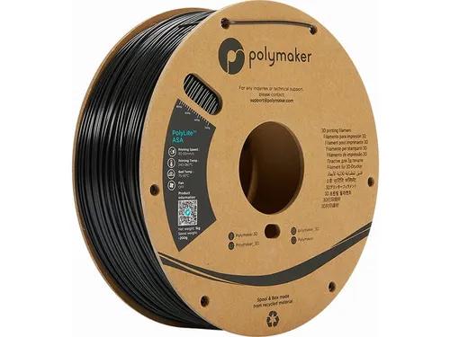 ASA 1,75mm zwart 1kg PolyLite 3D Filament