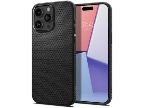 Spigen Liquid Air Apple iPhone 15 Pro Max Hoesje Back Cover Zwart