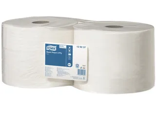 Tork Poetspapier Basic 129237 W1 2-laags Wit - 1