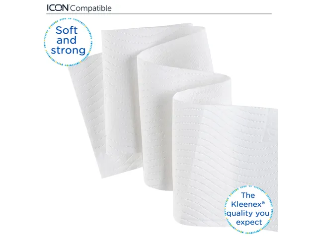Toiletpapier Kleenex 3-laags 195vel wit 8459
