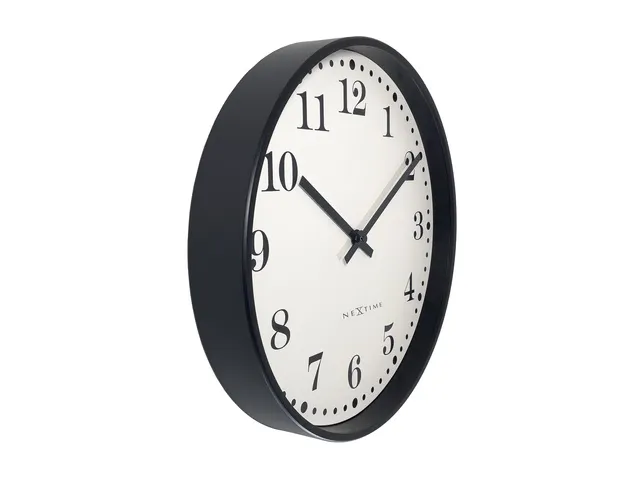 Wandklok NeXtime Dickens 30 cm wit