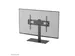 Neomounts DS45-430BL16 Support de bureau pour écran à poser 1 écran