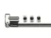 Kensington K62319M kabelslot Zwart Zilver 1.8 Meter