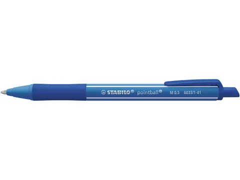 Pointball colorful balpen medium punt blauw