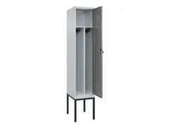 locker voor scheiding van kleding,HxBxD 2120x400x500mm,1vak