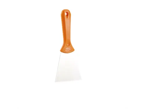 Handschraper 4009-7 Oranje Breed Rvs Blad 100x235mm