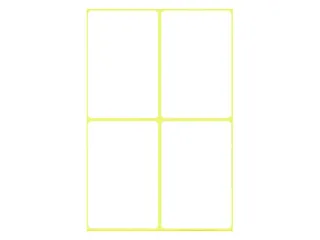 Etiket Avery Zweckform 3087 54x35mm wit 24 stuks - 2