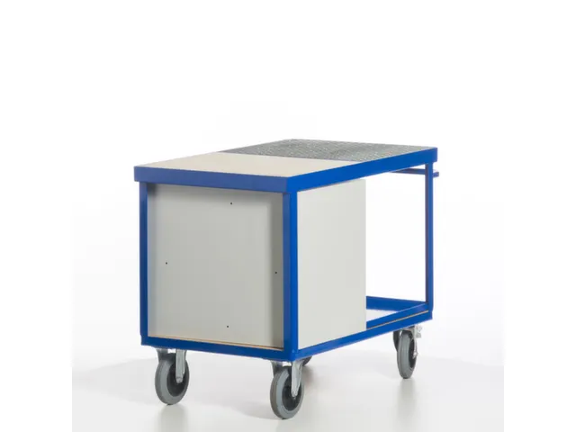 chariot-armoire,force 600kg,2plateau(x),plateau Lxl 1150x700mm