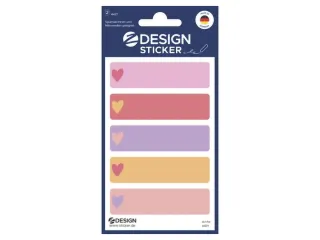 Foliesticker Z-design watervast, Hartjes, pakje à 2 vel - 2