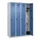 locker,HxBxD 1850x1200x500mm,4vak,vak B 300mm,draaigrendel
