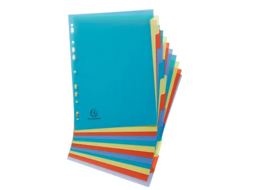 Tabbladen Exacompta A4 11-Gaats Forever 12-Delig Assorti Pp