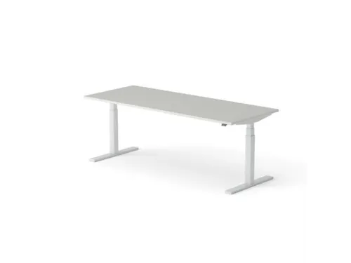 Elektrisch ihv bureau HxBxD 640-1300x2000x800mm blad grijs