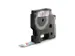 D1 labeltape 12 mm Rood op transparant 45012