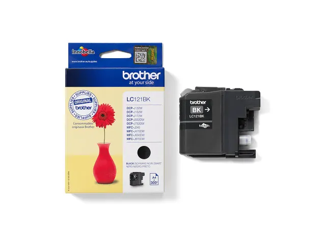 Inktcartridge Brother LC-121BK zwart
